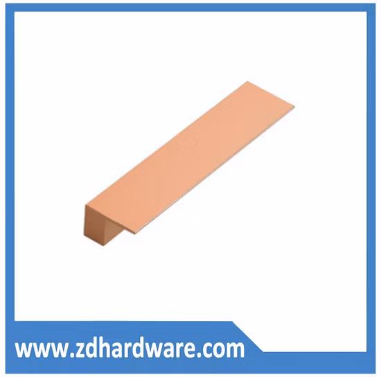 알루미늄 캐비닛은 프로필 핸들을 당깁니다. 주방 하드웨어 가구 피팅 문 손잡이 골드 블랙