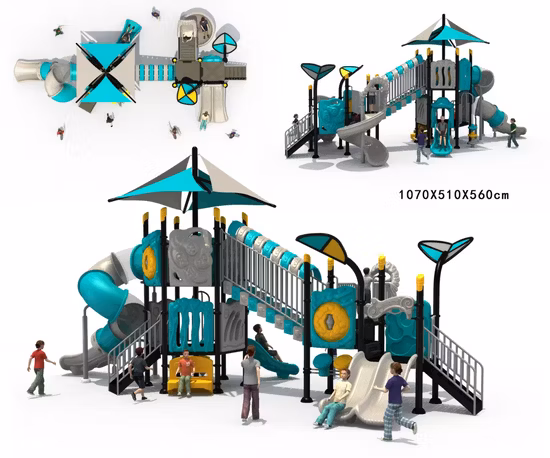 새로 럭셔리 어린이 야외 놀이터 슬라이드 (TY